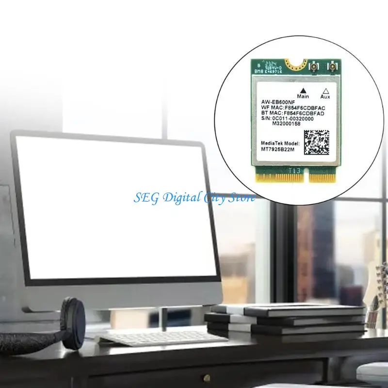 U75B سريع M.2 NGFF واي فاي بطاقة محول الشبكة 2.4Ghz/5Ghz/6Ghz BT5.3 واي فاي محول بطاقة لاسلكية محسنة #2