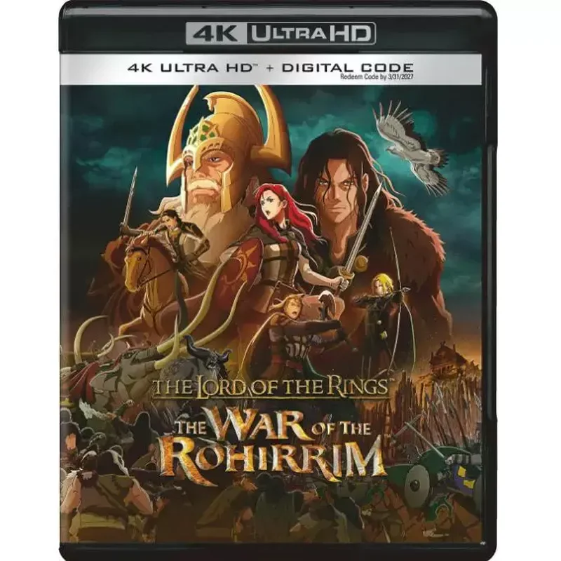 4K-UHD The Lord of the Rings: Battle of Rohan (2024) Blu-ray movie, Blu-ray disc
