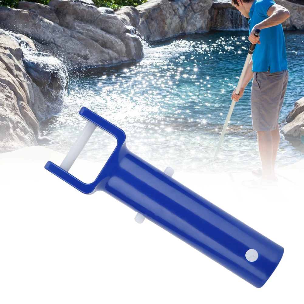 2PCS Blue Swimming Pool V-Clip Handle Made Of High Quality ABS Material Abrasion Resistant Essential For Cleaning Outdoor Pools