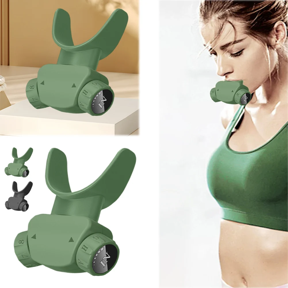 

Breathing Trainer Lung Trainer Portable Lung Exercise Device Silicone Nozzle Breathe Training Equipment for Cycling Running