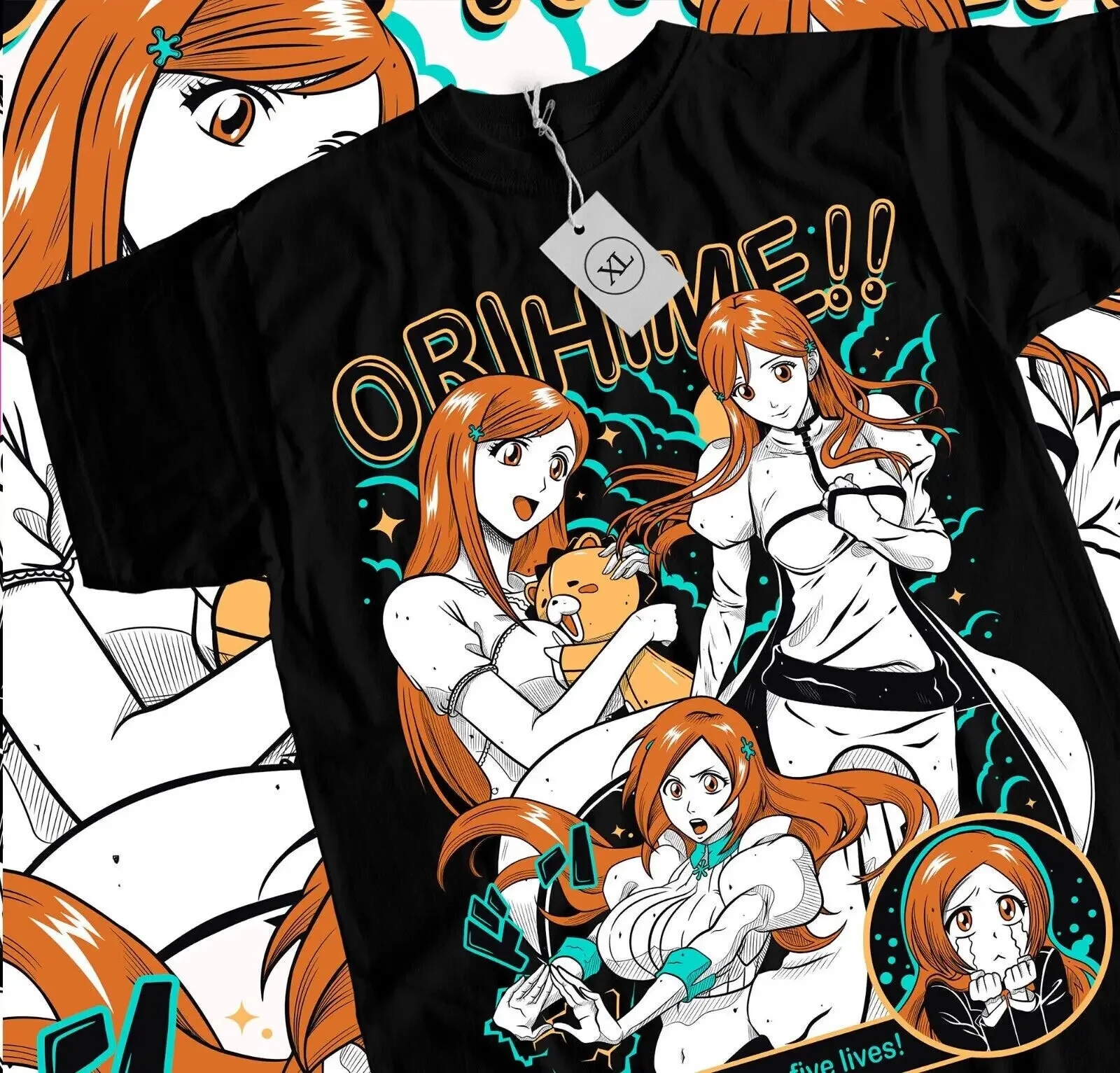 

Bleach Orihime Inoue Shirt Zaraki Kenpachi Ichigo Aizen Anime Graphic T-Shirt