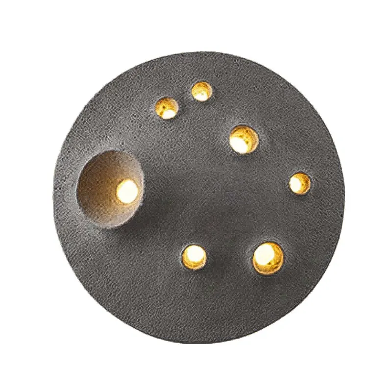 

Space Moon Wall Light Outdoor Waterproof Creative Corridor Internet Famous Designer Nordic Villa Corridor Moon Mural Light