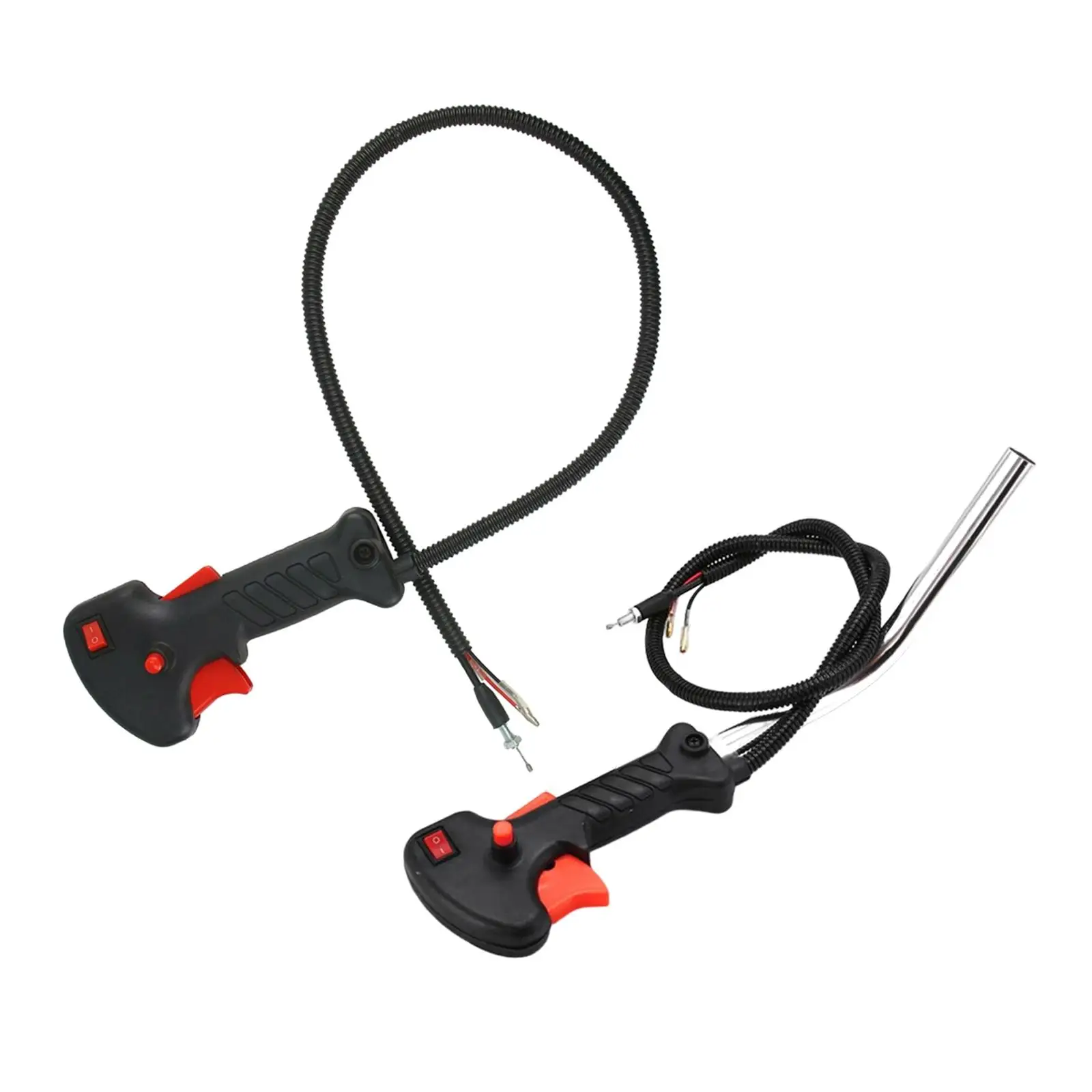 Professional Throttle Control Handle with Switch Throttle Cable Switch for Lawn Mower Brush Cutter Strimmer Accessories