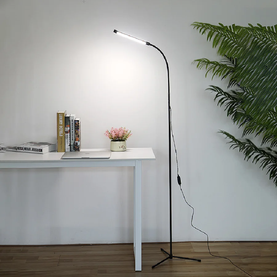 Modern Minimalist Led Floor Lamp Study Reading Light Bedroom Standing Table Light Indoor Lighting Piano Eye Protection Light