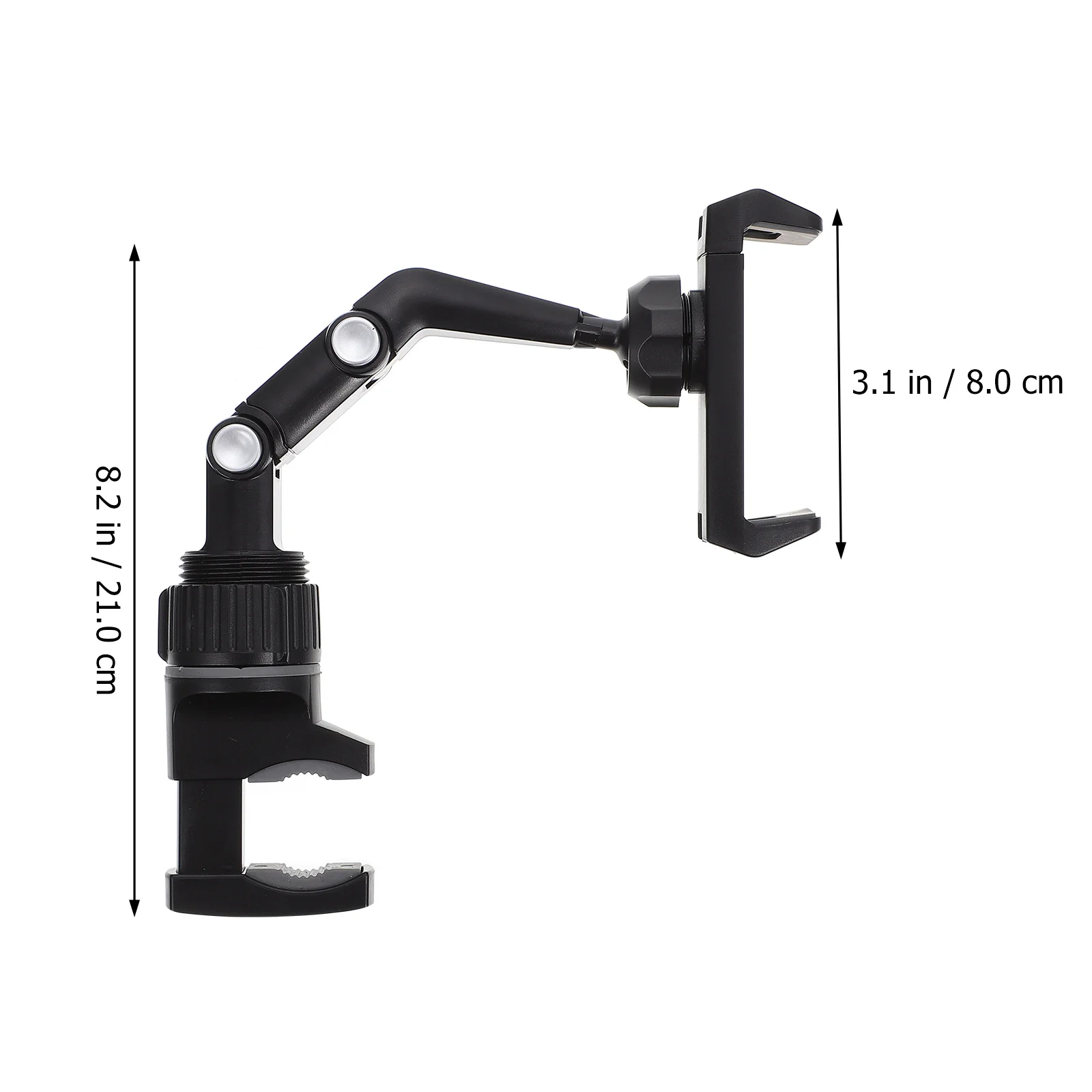 1 Juego de soporte para teléfono de guitarra y músico, soporte de Clip de plástico ajustable, rotación de 360 grados para puntuación de teléfono móvil
