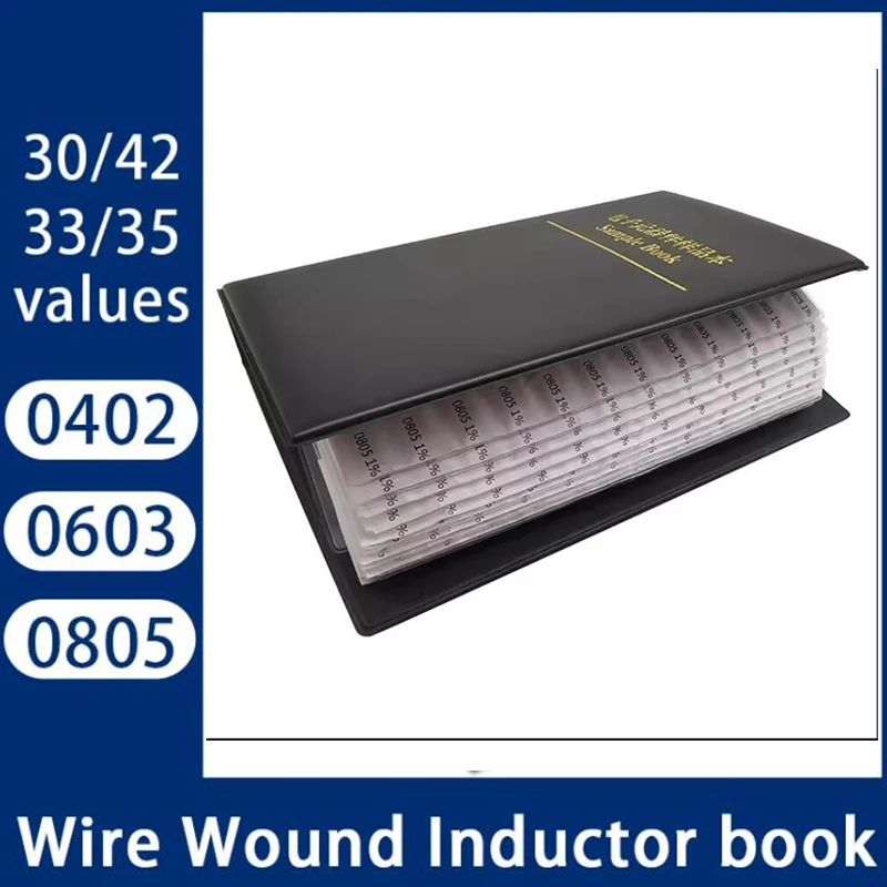 Wire Wound Smd Ceramic Inductor Kit 0402 0603 0805 Inductance Sample Book Assortment Sample Book