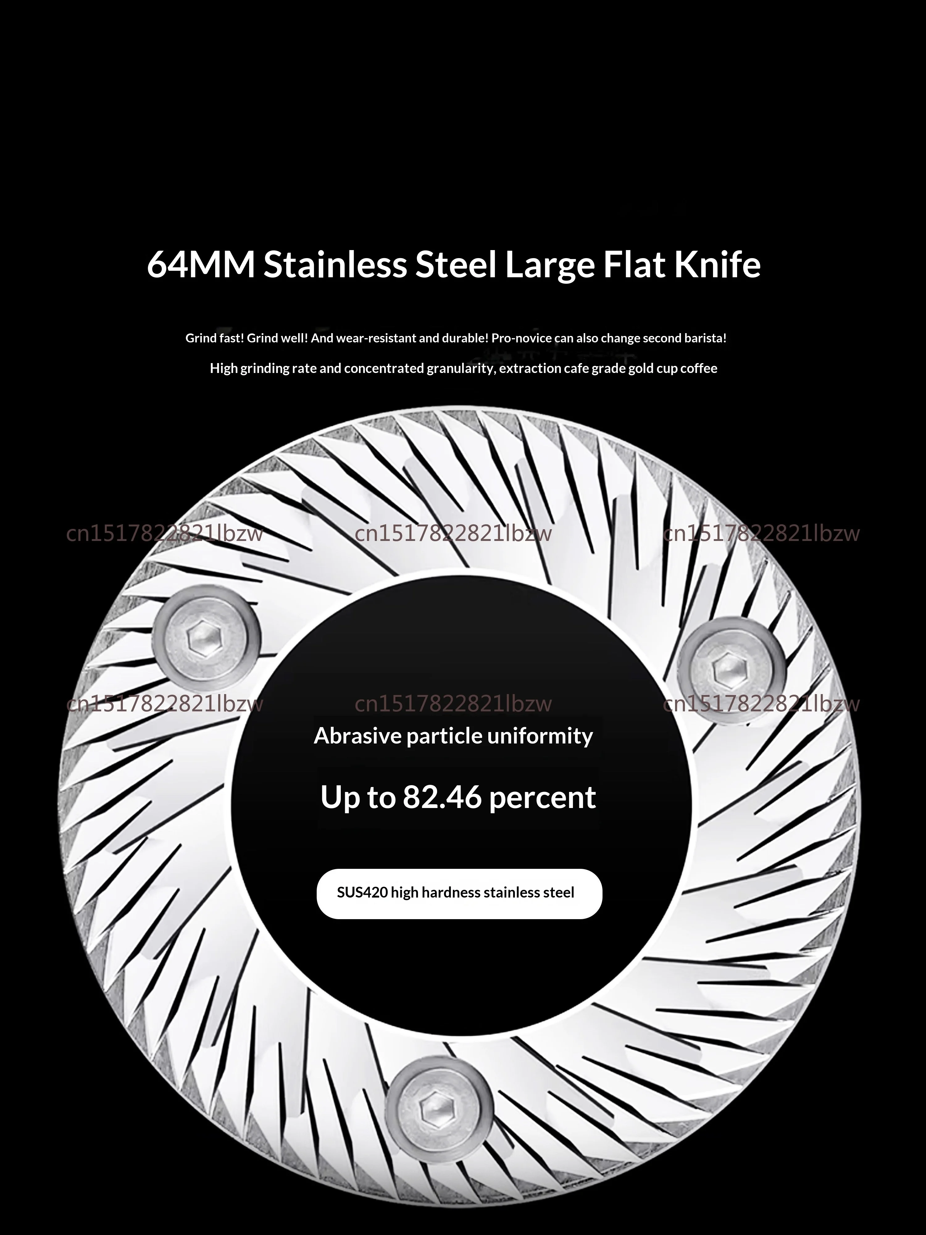 전문가용 64mm 플랫 버 그라인더, 100단계 분쇄 - Coffee Grinder Burr Flat 리뷰 및 가격