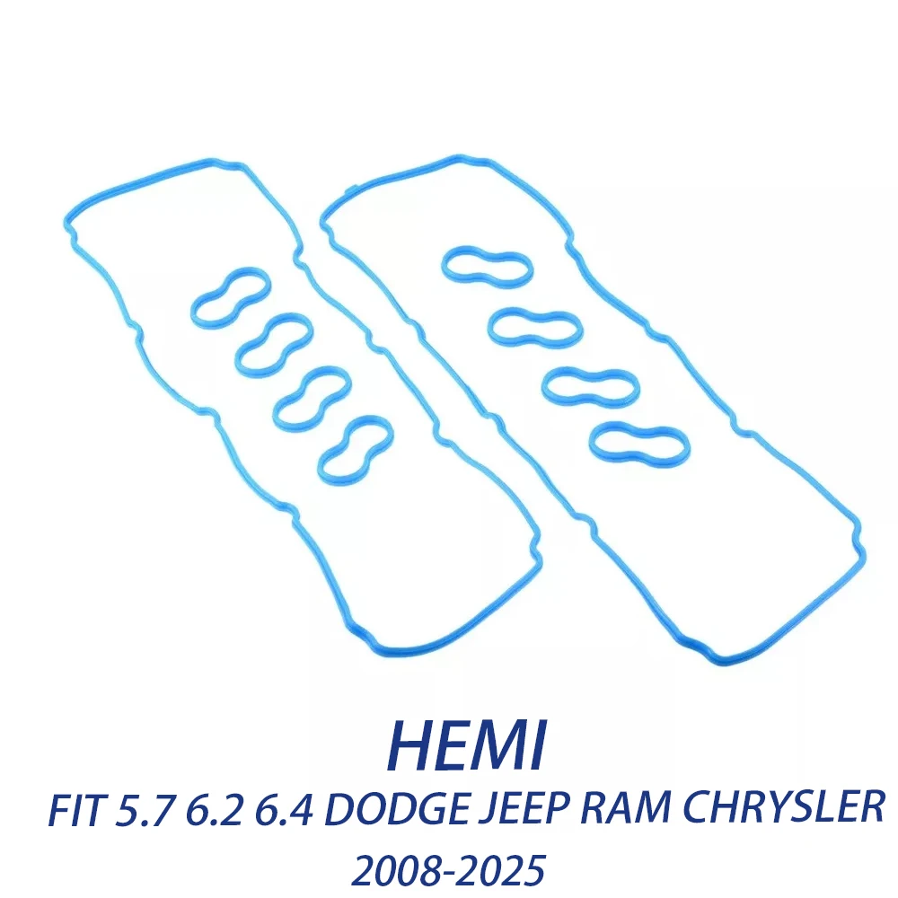 HEMI Engine Part Valve Cover Gasket Set Fit 5.7 6.2 6.4 L 03-25 For CHRYSLER 300C DODGE CHARGER JEEP GRAND CHEROKEE Ⅲ Ⅳ RAM OHV