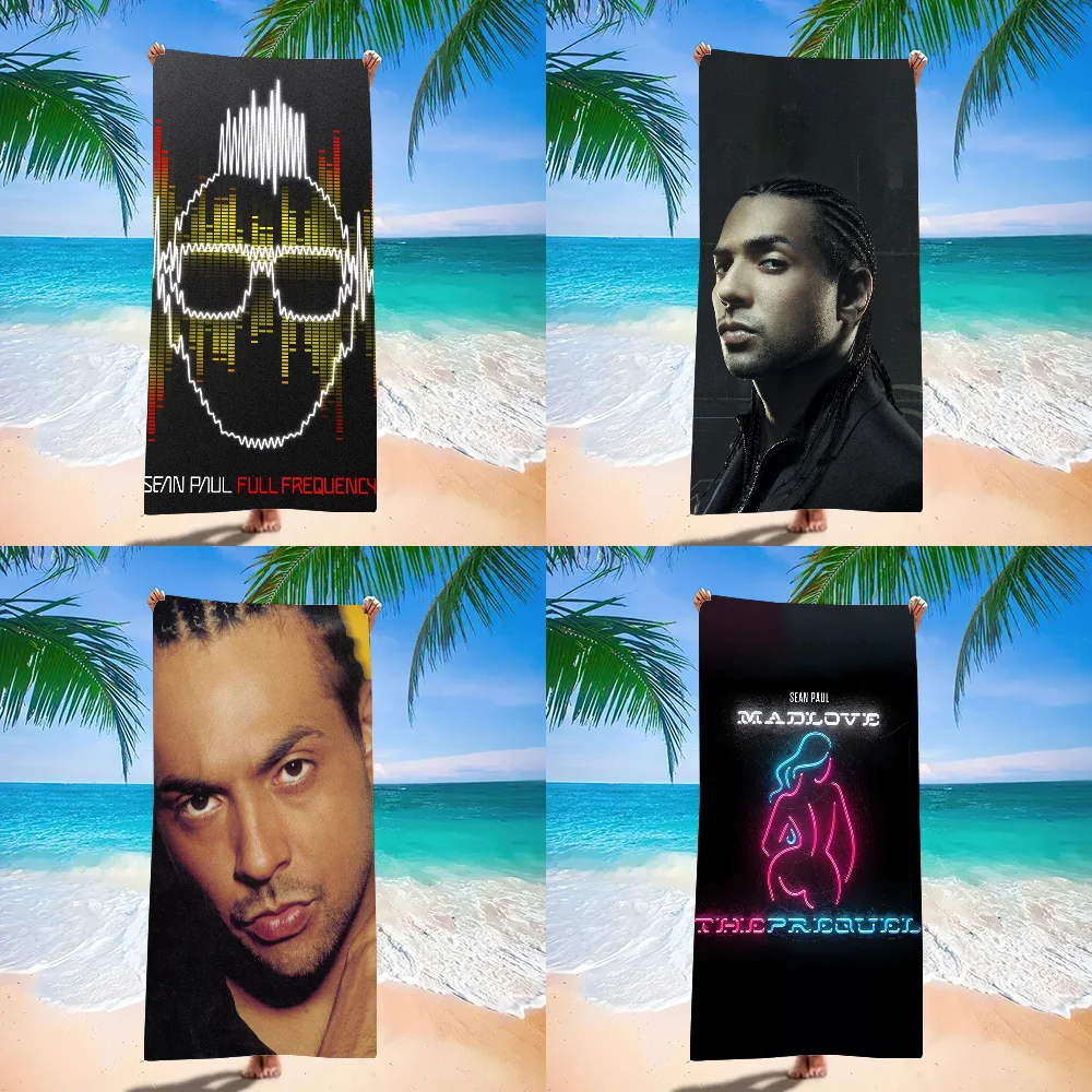 

Полотенце Singer Sean Paul Dutty Rock Пляжное полотенце большого размера для путешествий на открытом воздухе, кемпинга, впитывающие полотенца toallas