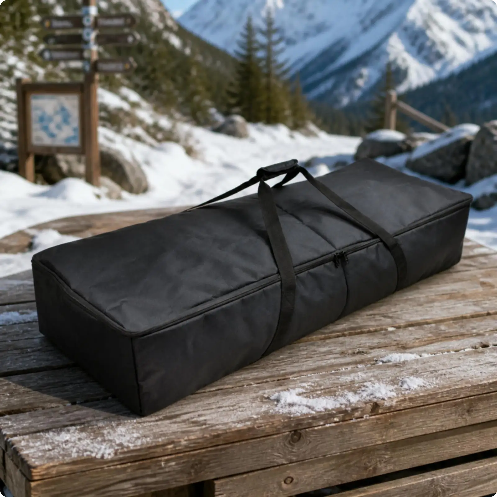 Bag Wear-Resistant Snowboard Transport Bag with Carrying Straps Sturdy