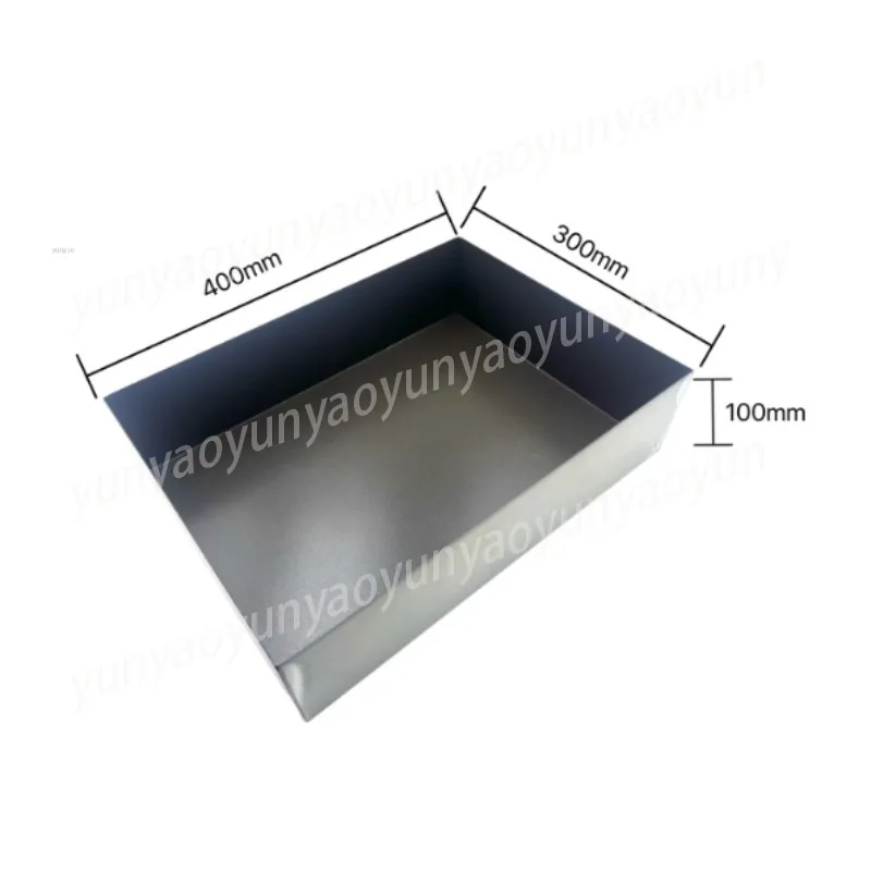 Molde Comercial para Pastel Castella, Bandeja Antiadherente de Borde Recto para Hornear en Baño María