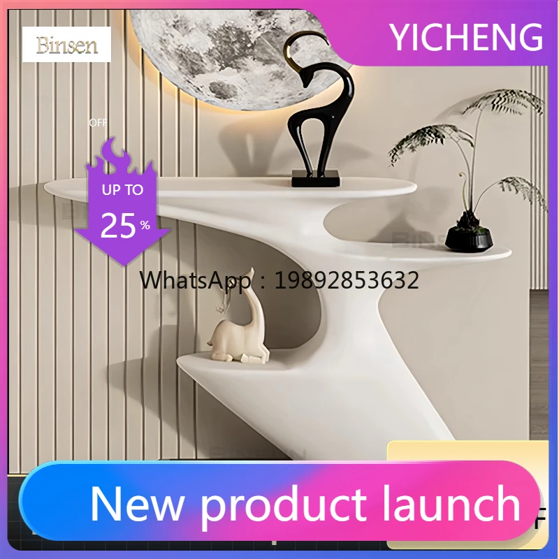 

LYY Приставной столик для прихожей, роскошный, премиум-класса, для коридора, гостиной, современный, для прихожей/рабочего стола