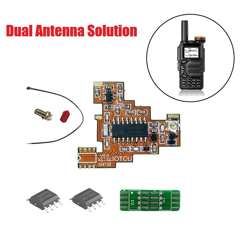 New-SI4732 V5.0 FPC Module+2X2M Chip Multi-System For Quansheng UVK5 UVK6  Shortwave Full Band/Single Sideband Reception