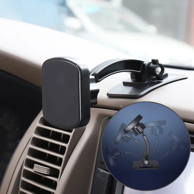 Magnetic Car Phone Holder Universal Magnet Mount Mobile Cell Phone Stand GPS Support For iPhone 13 12 11 Xiaomi Samsung Huawei