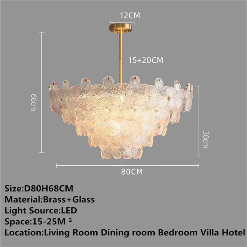 FAIRY Contemporary Brass Pendent Lamp Luxury Fashion Living Room Dining Room Bedroom Villa Hotel Sample Room Chandelier