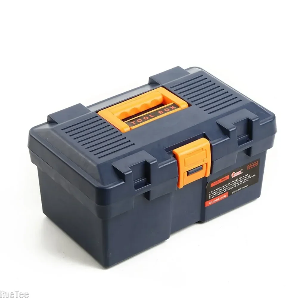 Multifunctional Plastic Toolbox, Household Organizer, Office Storage Case, resistente ao desgaste