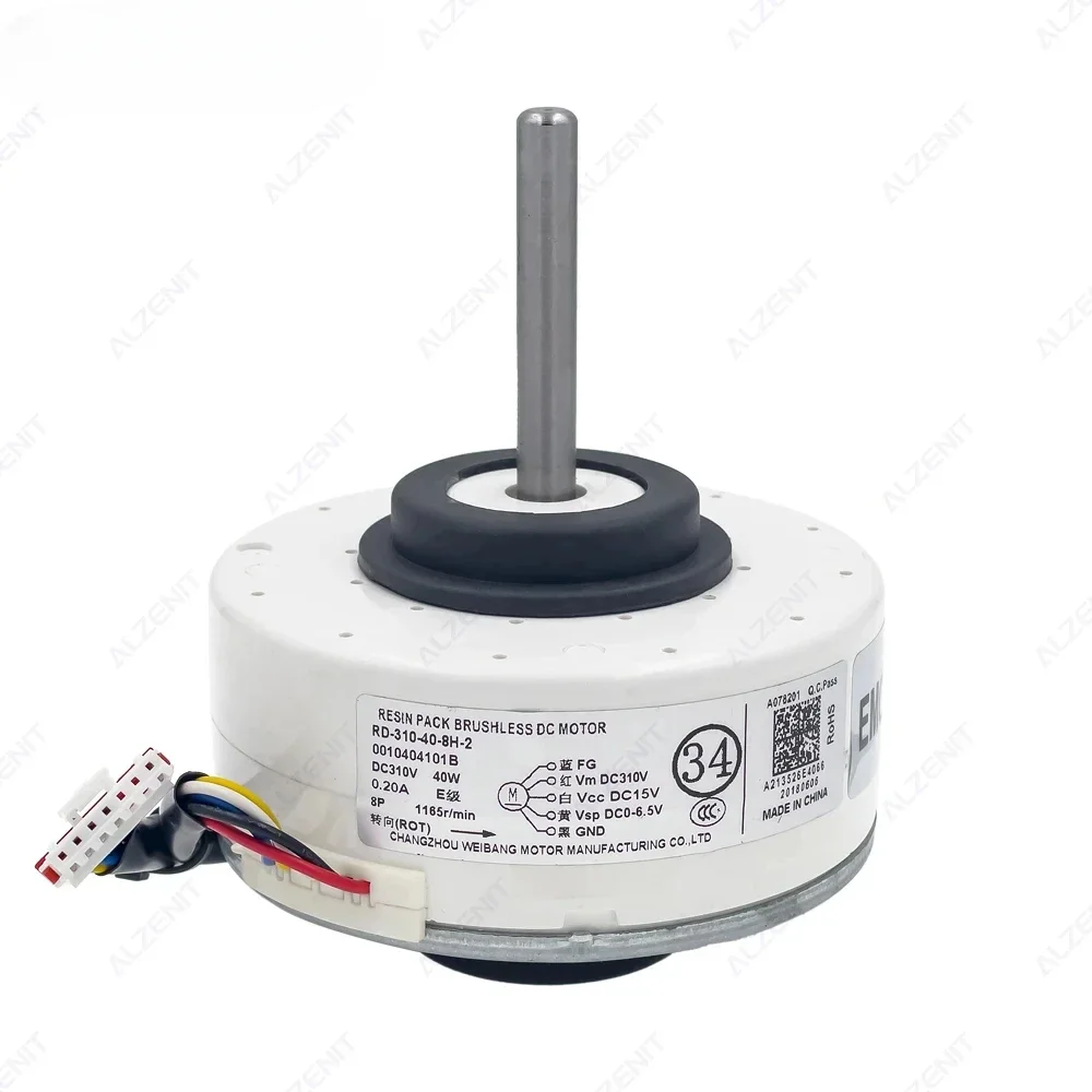 New DC Fan Motor RD-310-40-8H-2 For Haier Air Conditioner Indoor Unit 0010404101B DC310V 40W Conditioning Parts