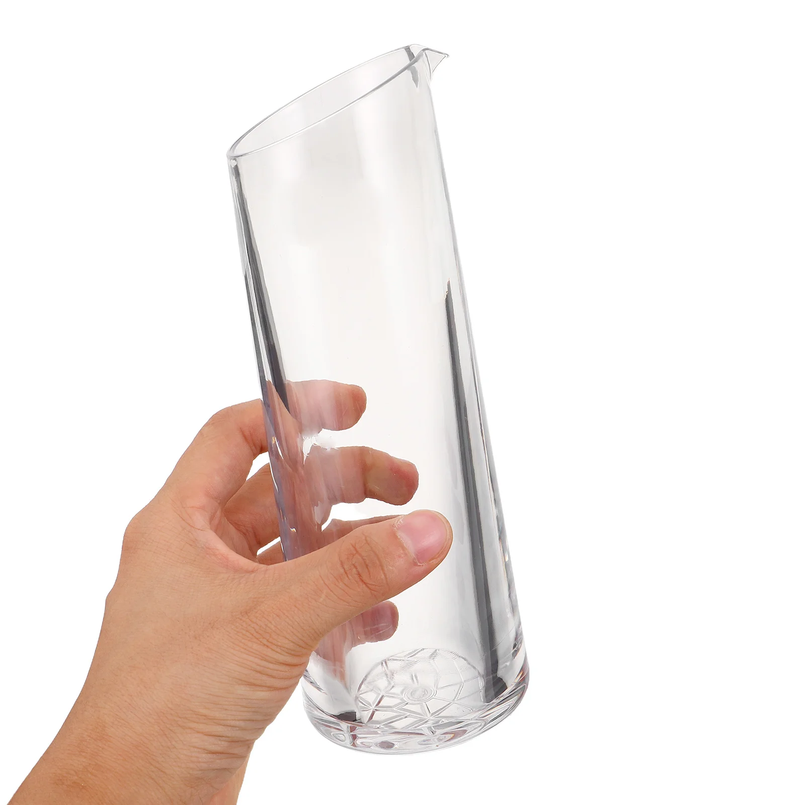 

350Ml Acrylic Whiskey Decanter Beverage Pitcher Cocktail Serving Carafe Spill-Resistant Spout For Wine Vodka Juice Lemonade