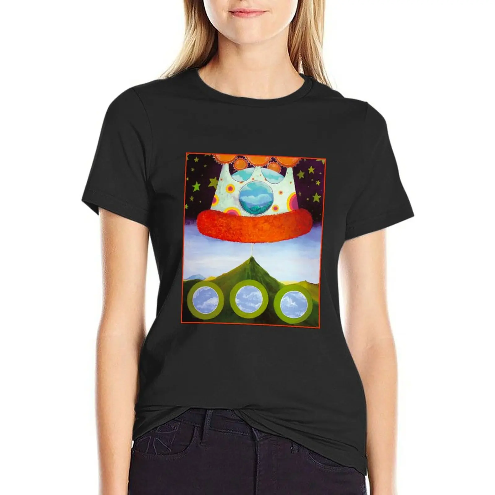 The Olivia Tremor Control T-Shirt anime clothes customs oversized shirts graphic tees Women's clothing