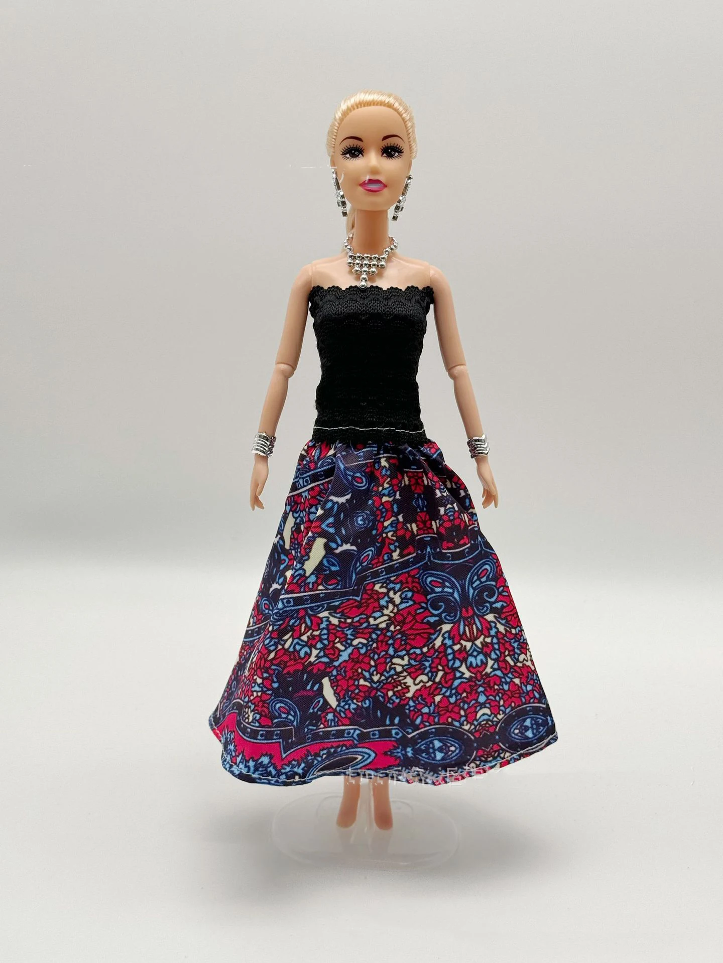 11 Inch Girl Multi Joint Fashion Doll With Long Skirt Set 30cm Supermodel Doll Dress Up Toy 1/6 BJD Doll DIY Toy Play House Toy