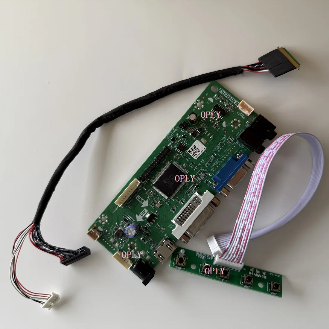 M.NT68676 Controller Board HDMI-compatible DVI VGA Kit for LP173WD1 LP173WD1-TLC3 LP173WD1-TLA4 1600X900 17.3