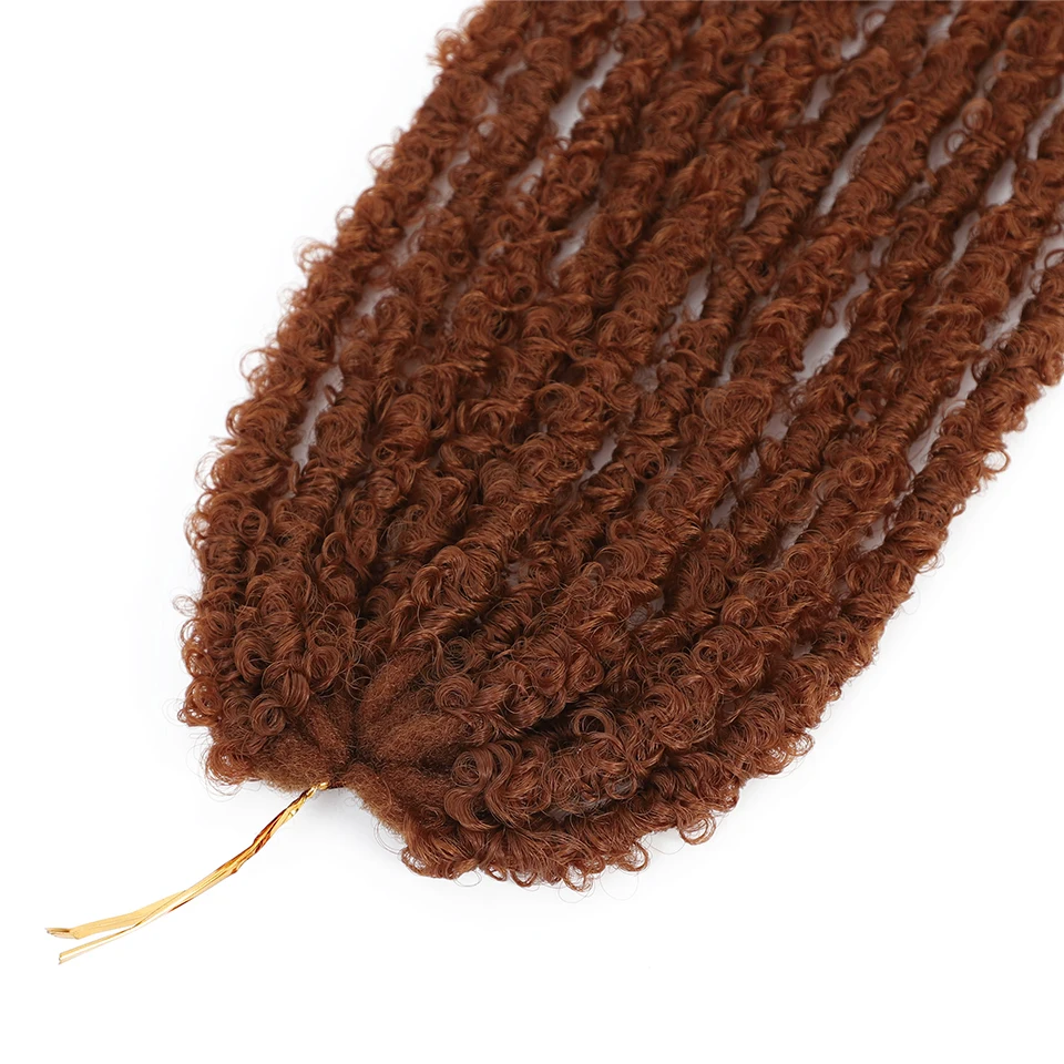 Вязаные крючком волосы-бабочки диаметром 1,5 см, 24 36 дюймов, синтетические мягкие искусственные локоны, вязаные крючком косы, 10 прядей/упак., потертые косы