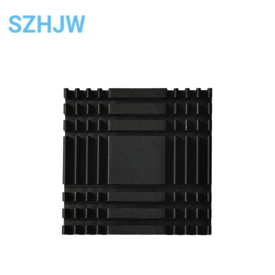 5PCS Heatsink Radiator Cooler Radiator 37x37x6MM High Quality Black Slot Heat Sink