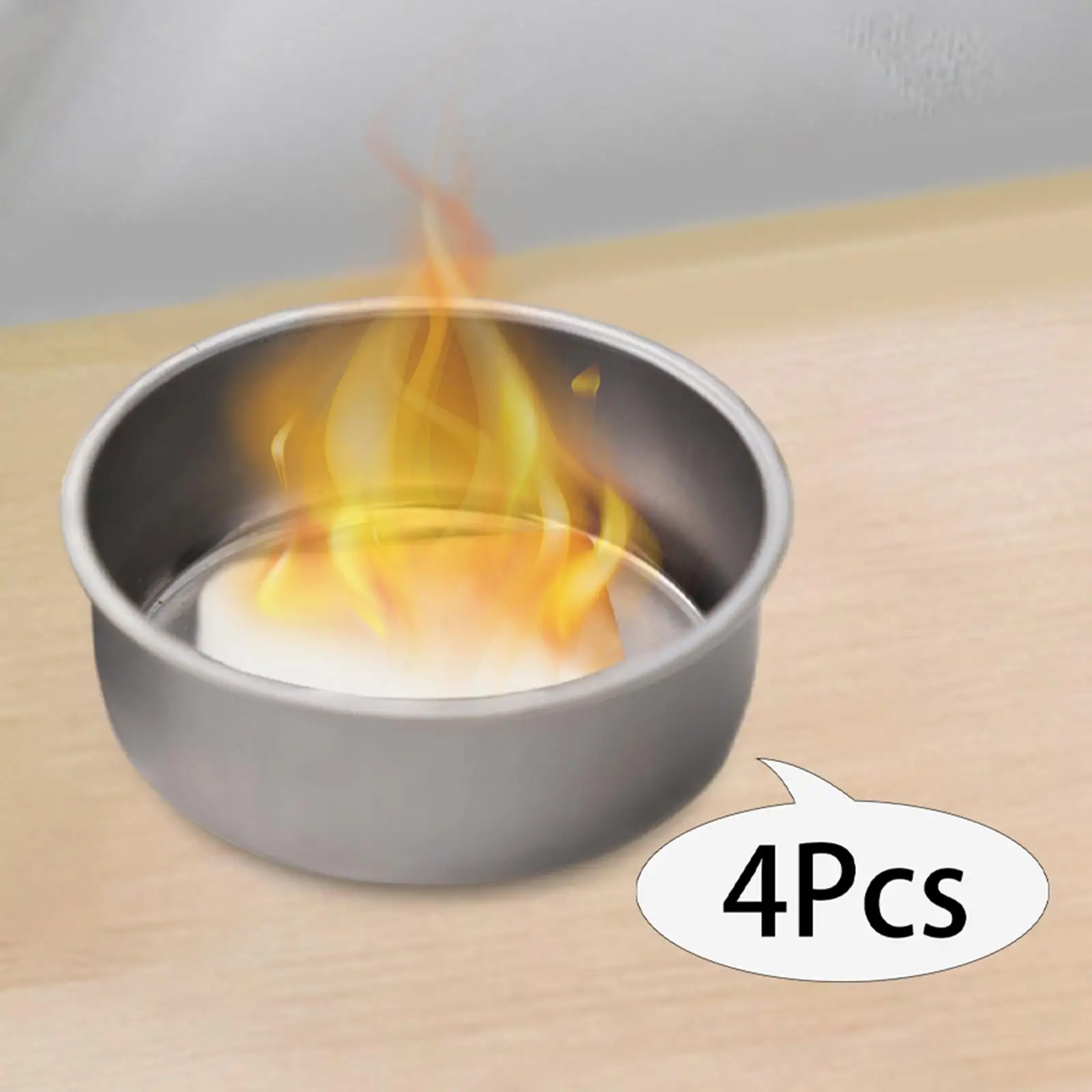 4x Chafer Canned Fuel Box for Barbecue Outdoor Cooking Backpacking