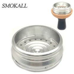 1Pcs Metal Hookah Bowl Charcoal Holder Heat Management Base Sheesha Tobacco Accessories Cachimbas Cazoleta Shisha Narguile