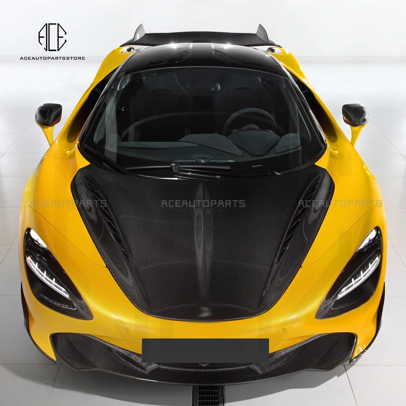

For Mclaren 720S 2017-UP TOPCAR Style Carbon Fiber Front Engine Hoods Carbon Body Kit Auto Accessories