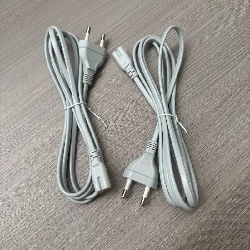 for Yisheng I-SHENG Korean Standard 8-Shaped Two-Hole Power Cord 2 Core 0.75mm Square Cable