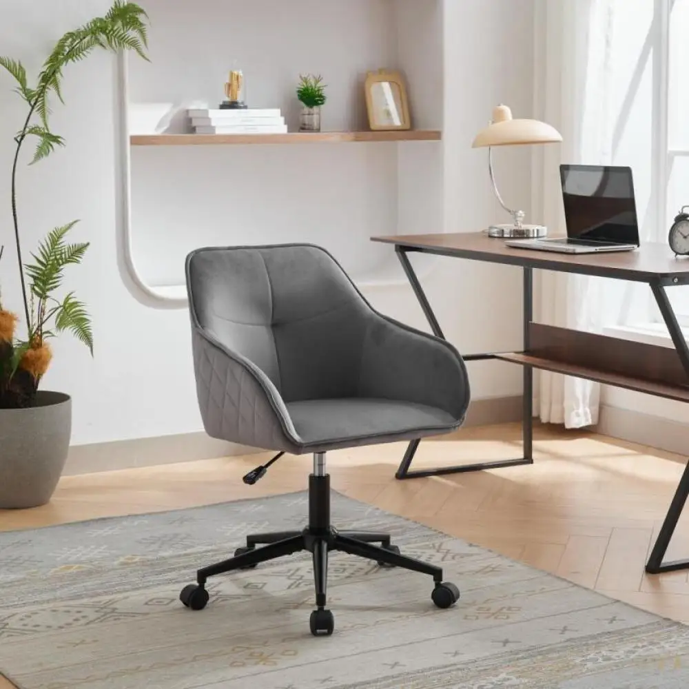 كرسي مكتب مخملي، كرسي مكتب منزلي حديث بعجلات، كراسي زينة لغرفة المعيشة، غرفة النوم، غرفة الدراسة #2