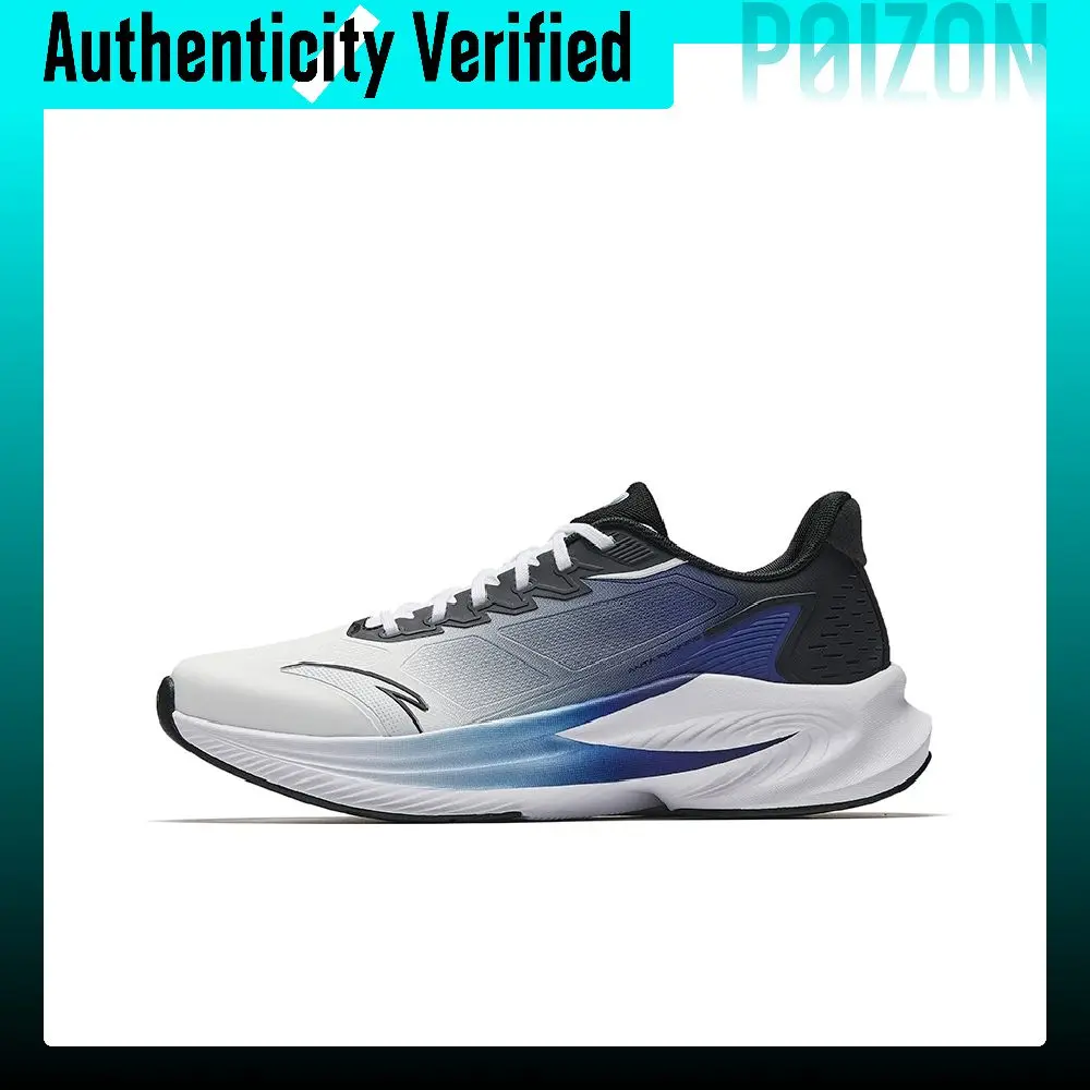 Anta Stinger 6 Low top A SHOCK FIBER Casual Physical Fitness Test & Exam Running Shoes Men's White Blue Black 912535511-4