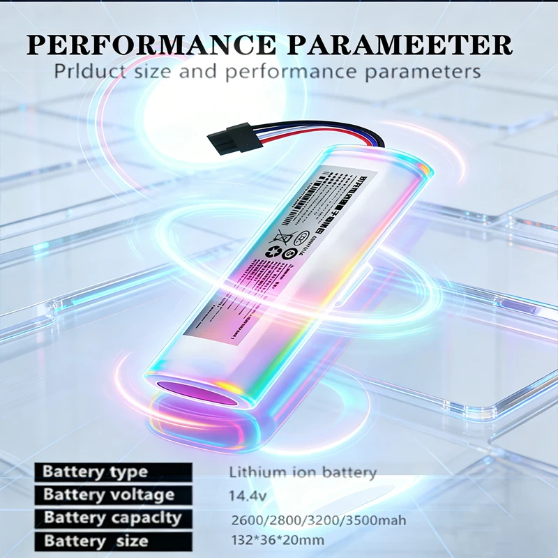 

20264S1P-MMBK 14.4V 3500mAh For Vacuum Mop 2C XMSTJQR2C/Xiaomi Trover Robot LDS Vacuum Mop Finder RLS3 Vacuum Cleaner Batter