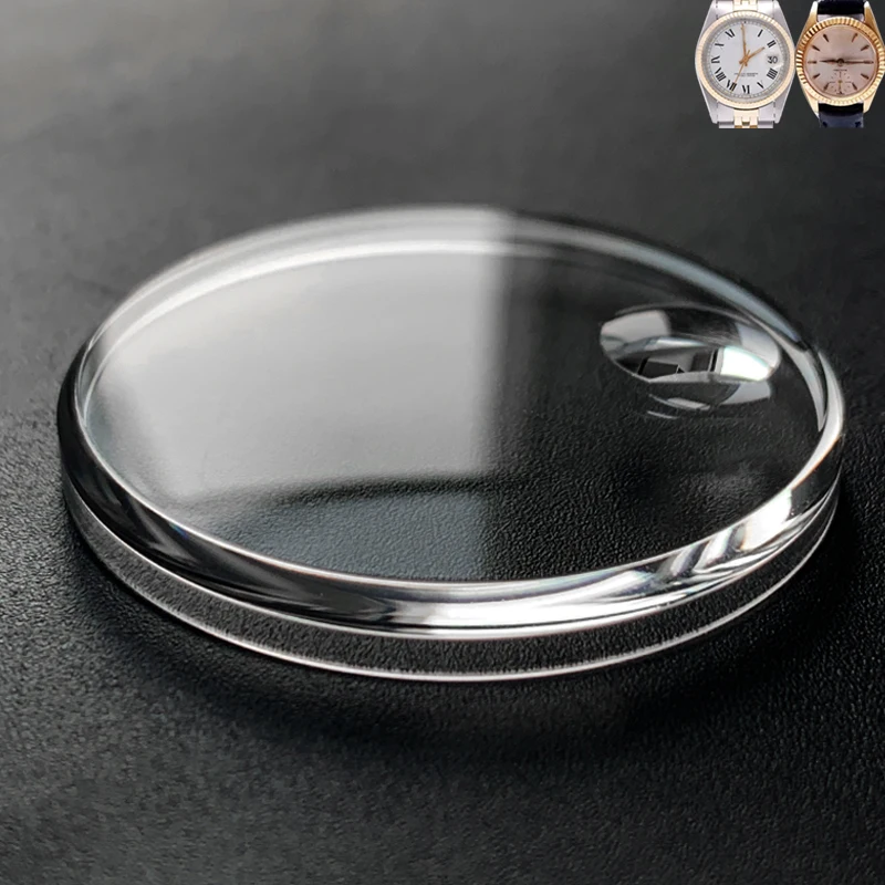 Watch glass Acrylic Plasti  lens Oganic glass with calendar watch Repair Parts For Rolex 15000 1083 1601 1675 models