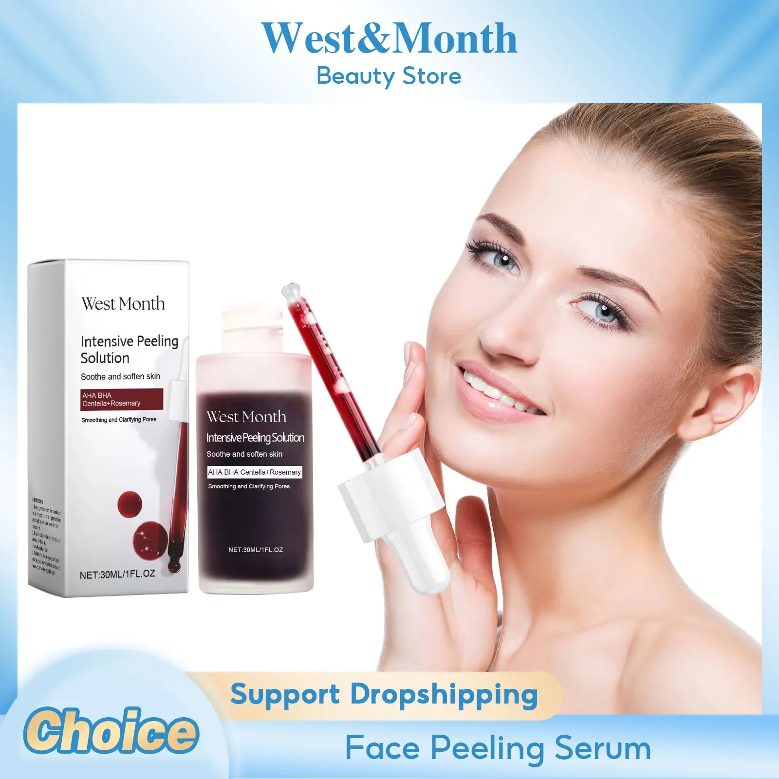 

Facial Peeling Serum, Anti-acne, Exfoliating, Repairing, Narrowing Pores, Moisturizing, Salicylic Acid, Facial Skin Care