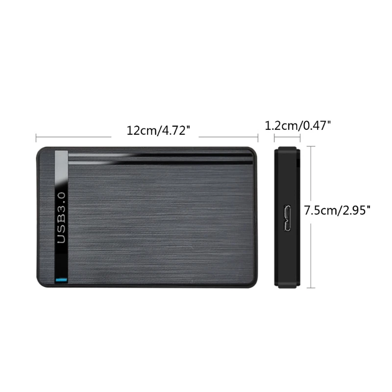 2,5 pol. para USB3.0 A-Micro HDD Caixa rígido-Invólucro para HDD 2,5 Externo