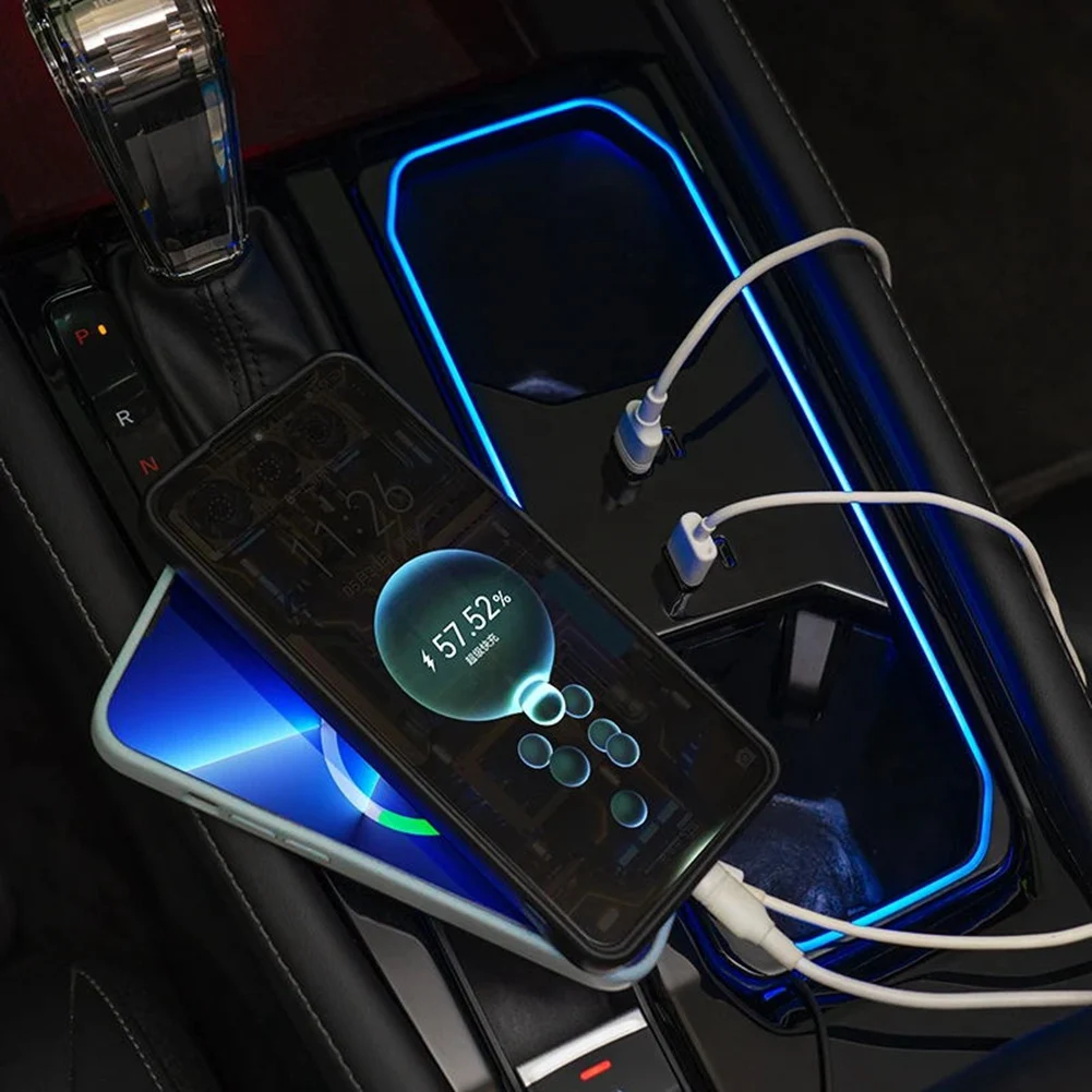 

Innovative Car Water Cup Holder Ambient Light Central Control Charging Expansion Dock For Honda Accord 11Th 2023 2024