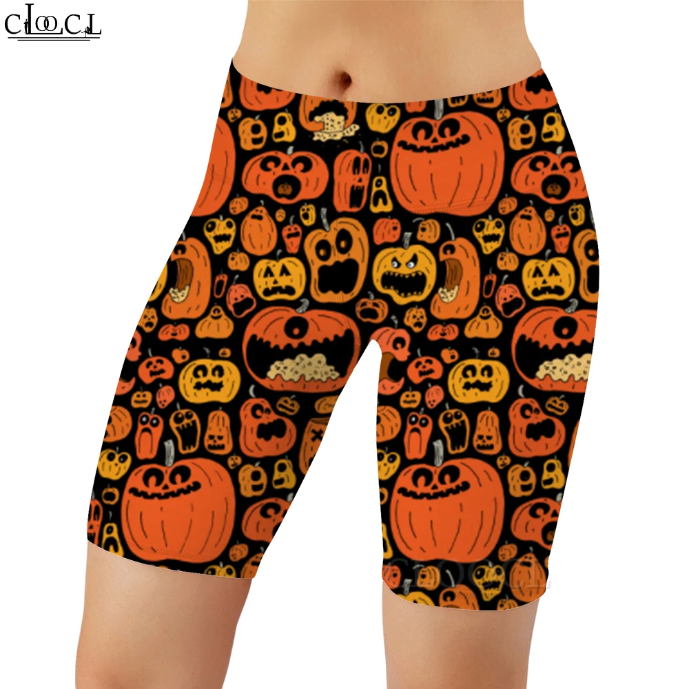 CLOOCL  Halloween Series Fashion Green Legging 3D Printed Leggings for Female Gym Workout Jogging Sexy Skinny Shorts Sweatpants