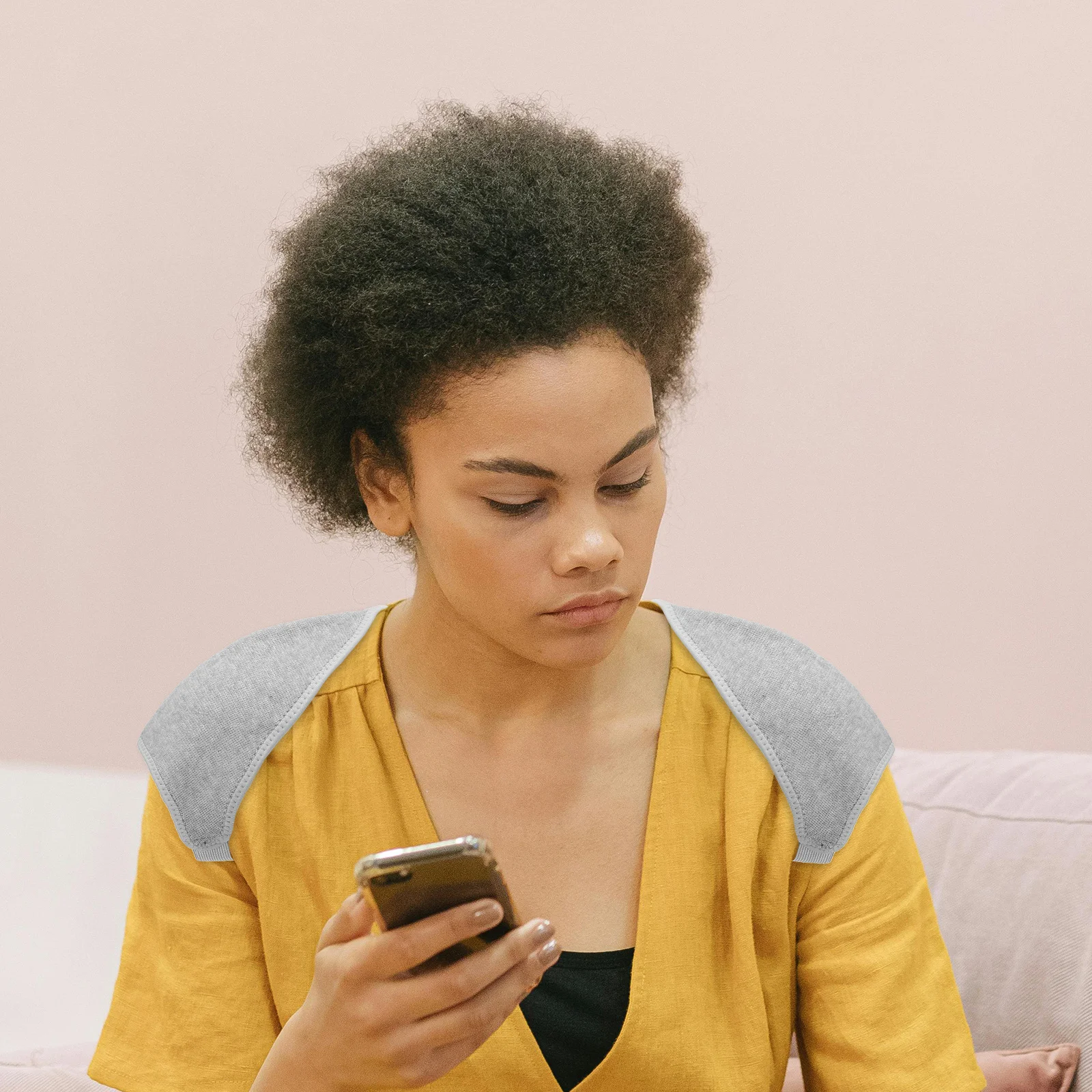 

Поддерживающий бандаж, двойной грелка для плеч, теплый плечевой ремень для сна, выпрямитель для спины, корректор осанки, спортивный