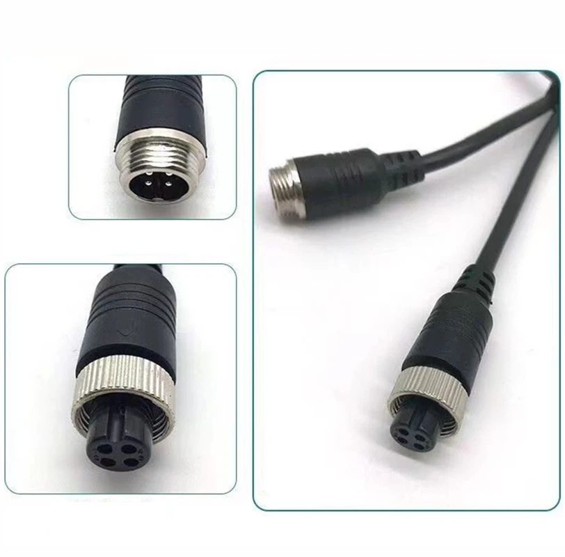 Connectors Cable 20cm Airline Male Socket Line Gx12-4 for Pipe Inspection Sewer Camera Industrial Endoscope Accessories Wire