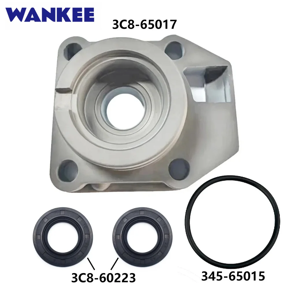 Water Pump Housing Lower 3C8-65017 for Tohatsu 2 Stroke 40HP 50HP Outboard 3 Cylinder Aluminum