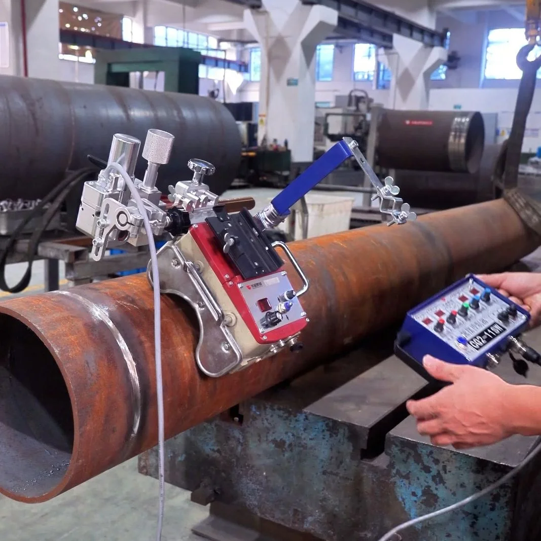 New HK-11WE Magnetic Auto MIG Welding Carriage | Precision Fillet Welding Tractor Wiggler Inductive Auto-Stop Aluminum Alloy