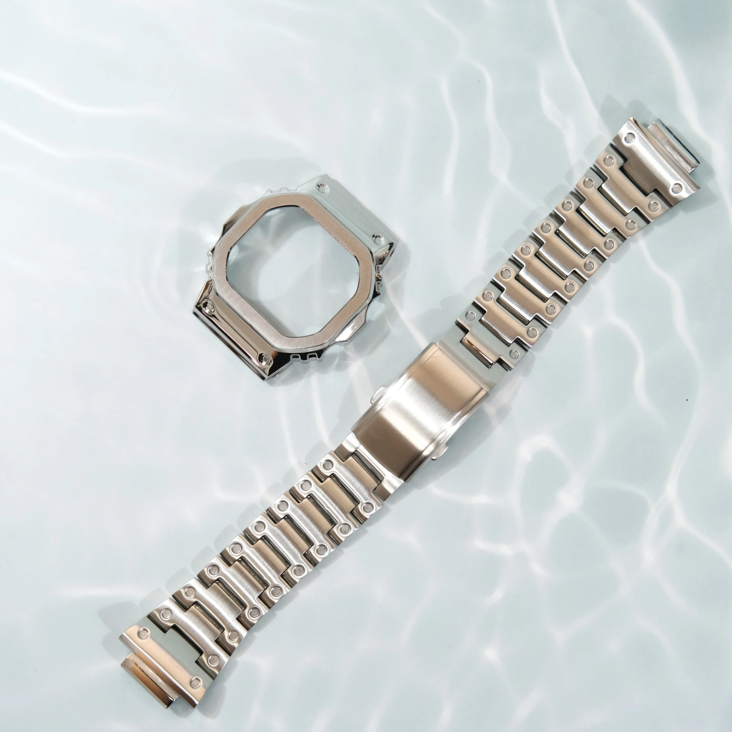 �y�Z�[�����zCasioak DW5600/DW5610/B5000 �������v�����C�����ꂽ Mod �L�b�g�x�[���P�[�X�t���[���|/�`�^���o���h�A�N�Z�T���[�Z�b�g