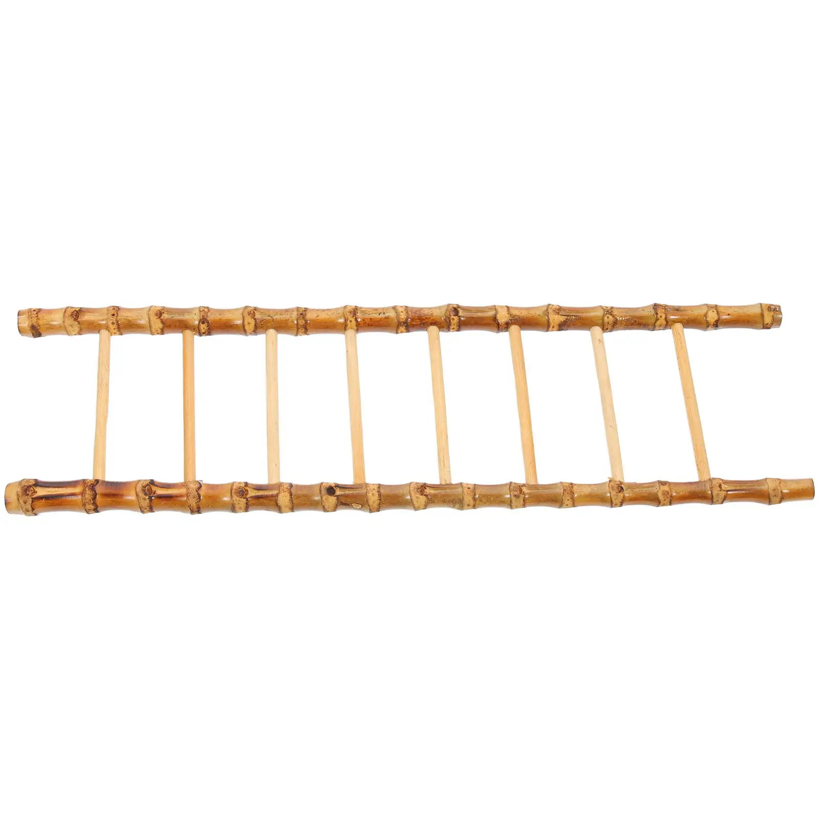 1Pcs Simulation Bamboo Ladder Sushi Plate Bamboo Ladder Decoration Realistic Photo Prop Home Ornament Photo Props