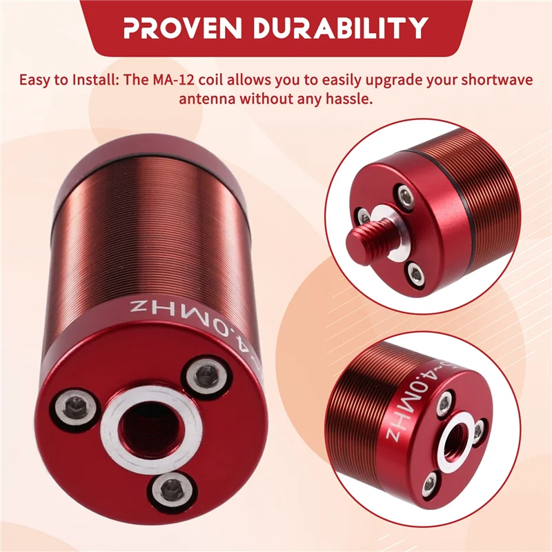 DIGIT-Portable High-Quality 3.5Mhz Shortwave Nanowatt Coil MA-12 Stainless Steel Antenna For Shortwave Instruments Parts Accesso