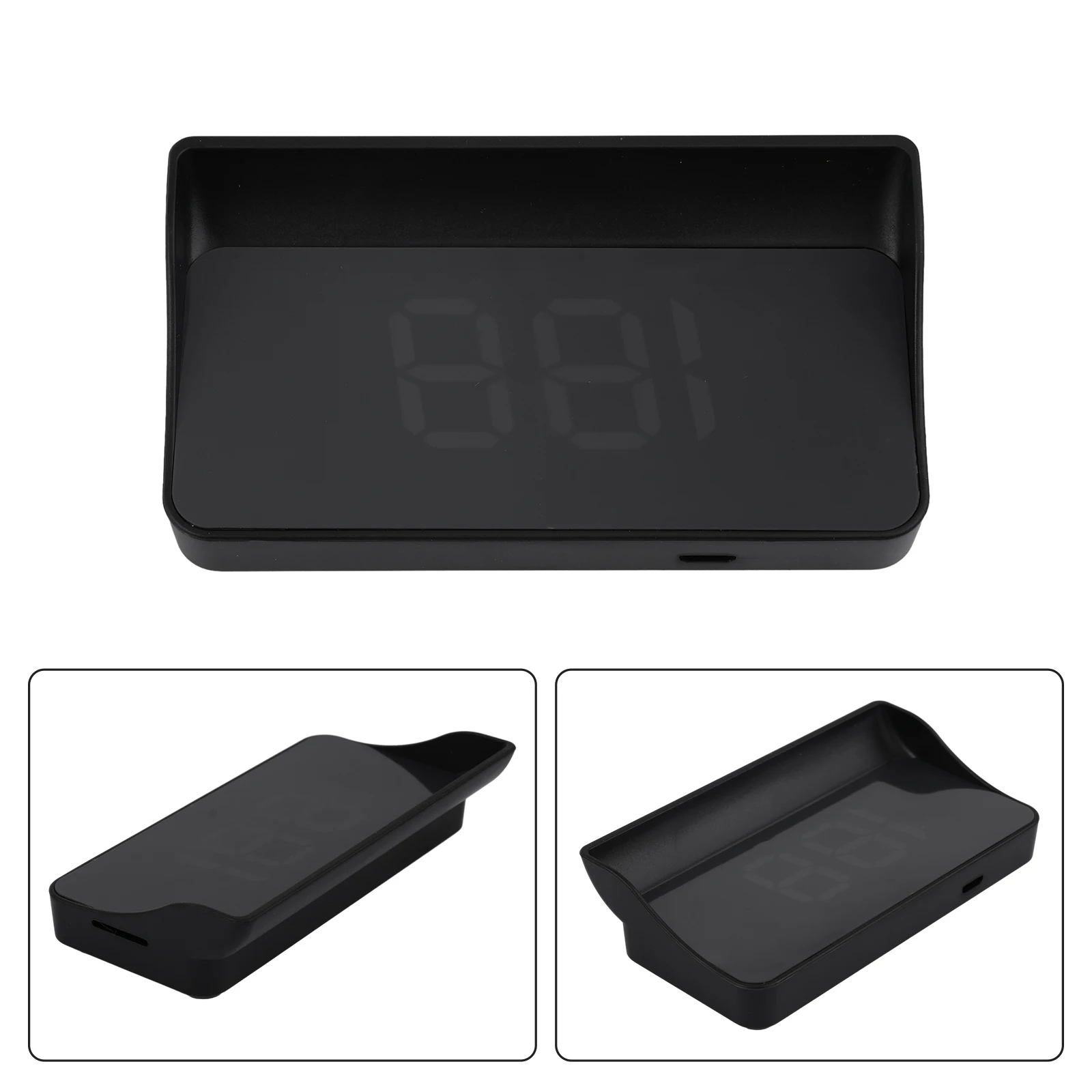 ABS PC Display Black Car Odometer 92*52*20mm Accessories Digital Speed Speedometer Display Practical ABS PC Display