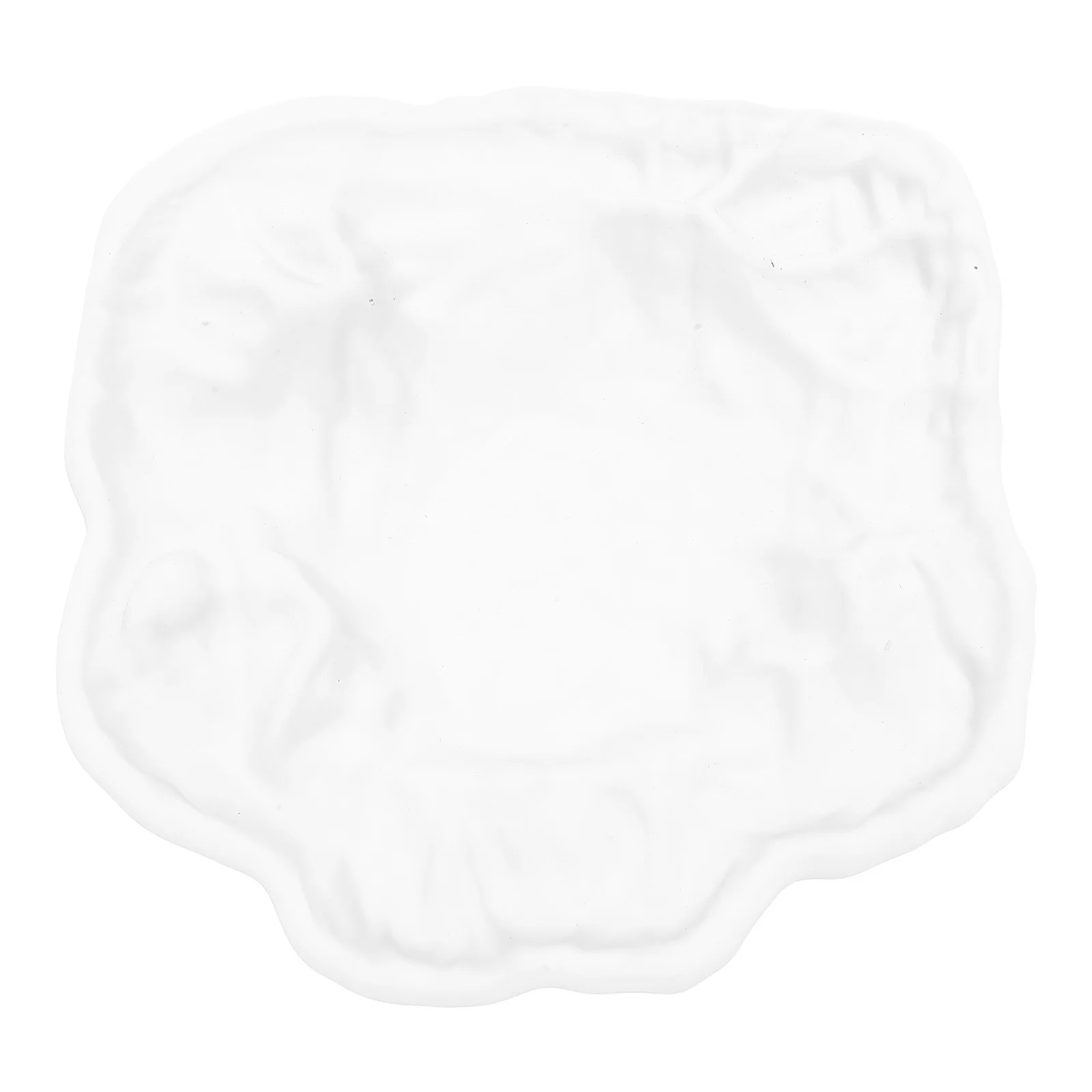 

Creative Mountain Shaped Jewelry Holder Dish Small Trinket Tray Organizer White for Nightstand Bathroom Women Aesthetic