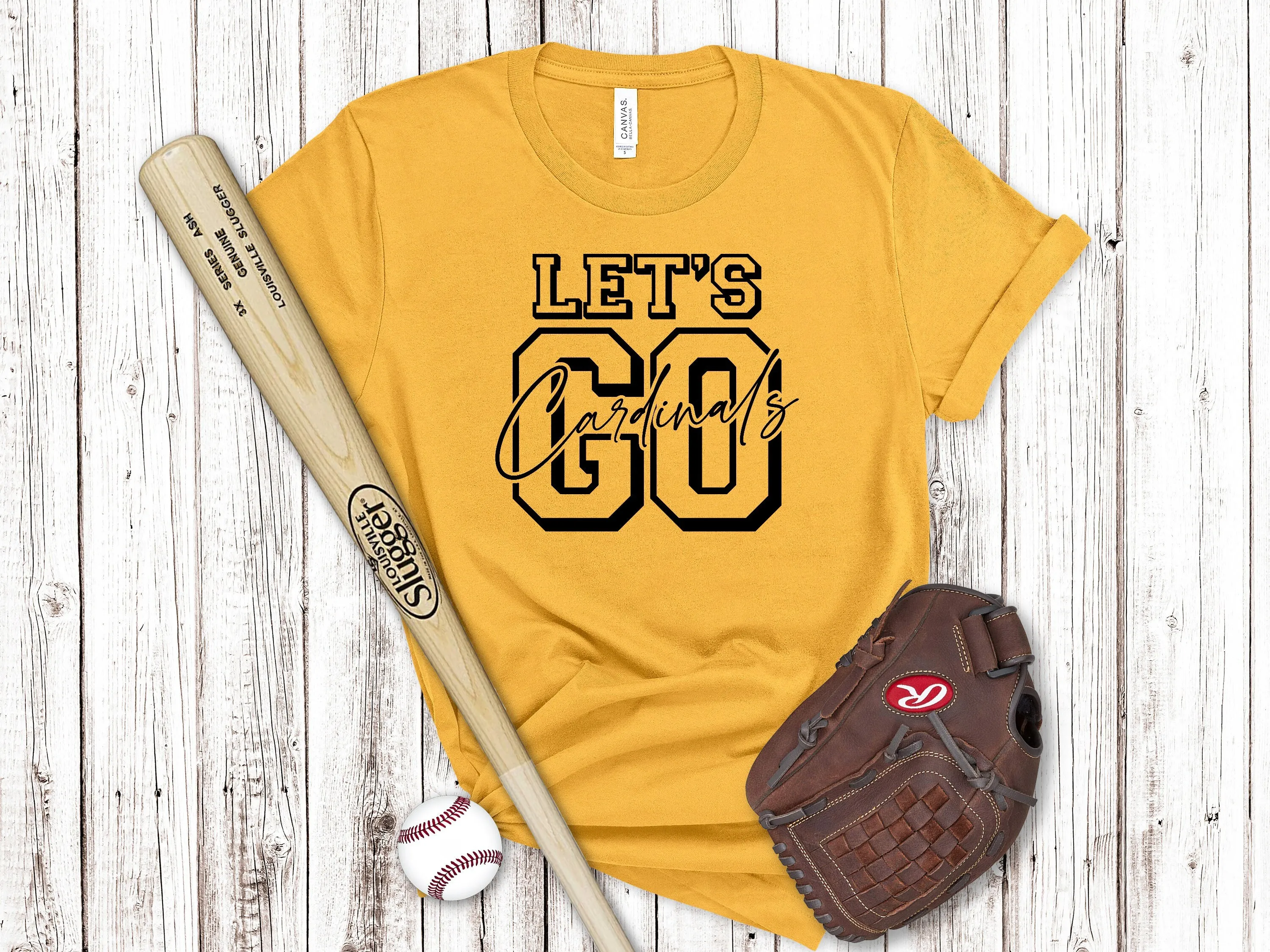 Let'S Go Cardinal T Shirt Cardinals Baseball Stl For Her Spirit Always With You