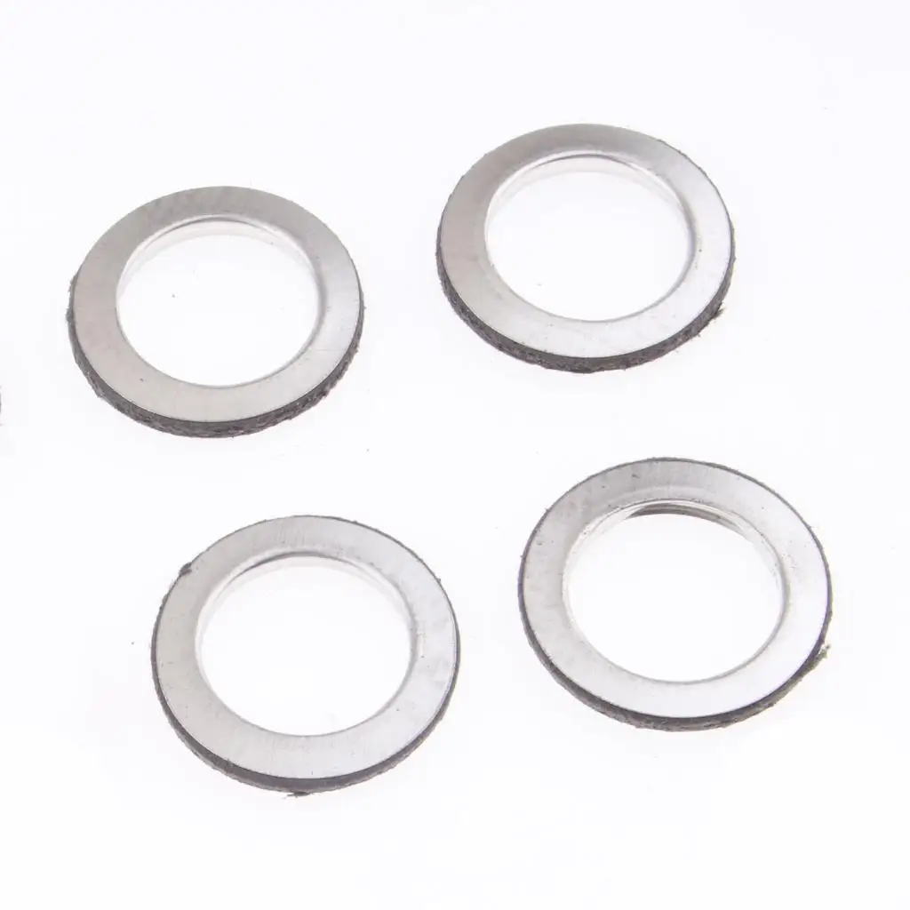 10x Metal Motorcycle Exhaust Pipe Gasket Rings for Yamaha 100cc/150cc/125cc Scooters ATV